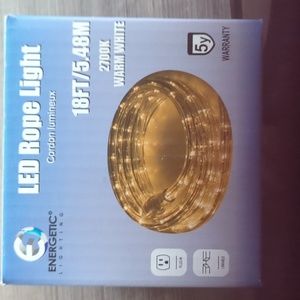 LED Rope Light 18ft indoor/outdoor use